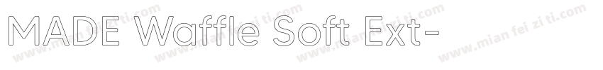 MADE Waffle Soft Ext字体转换